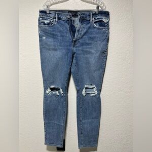 Men’s Abercrombie Signature Stretch -Athletic Slim Blue Jeans